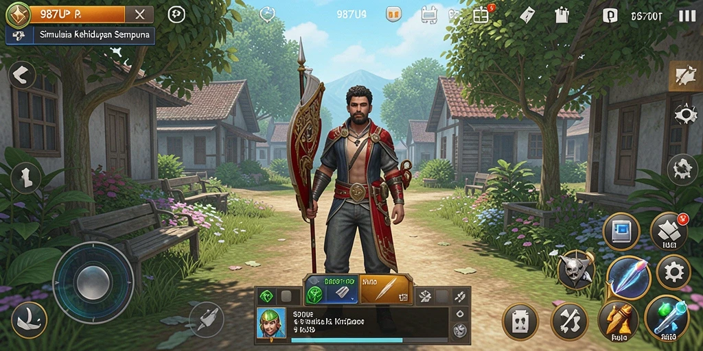 Gameplay menarik dari 987UP dengan berbagai pilihan interaksi.
