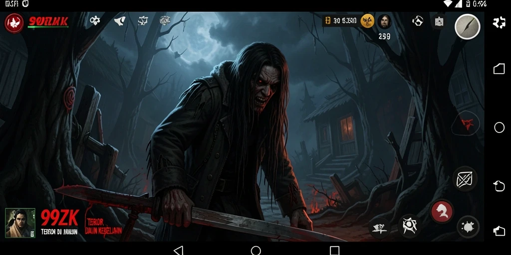 Gameplay menyeramkan di dalam kegelapan penuh misteri.