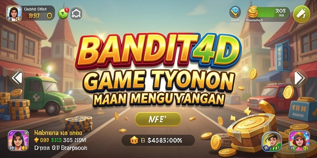 Screenshot menunjukkan gameplay Tycoon yang seru di BANDIT4D.