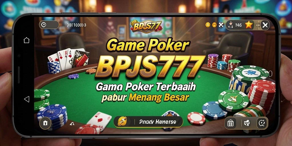 Tampilan screenshot utama BPJS777 menampilkan aksi seru dalam permainan poker.