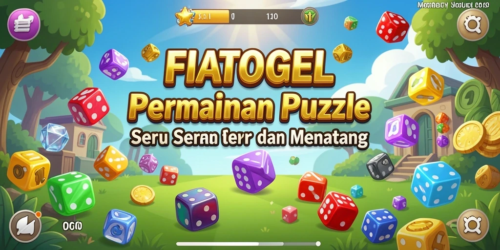 Tampilan gameplay menarik dari FIATOGEL yang menguji kecerdasan Anda.