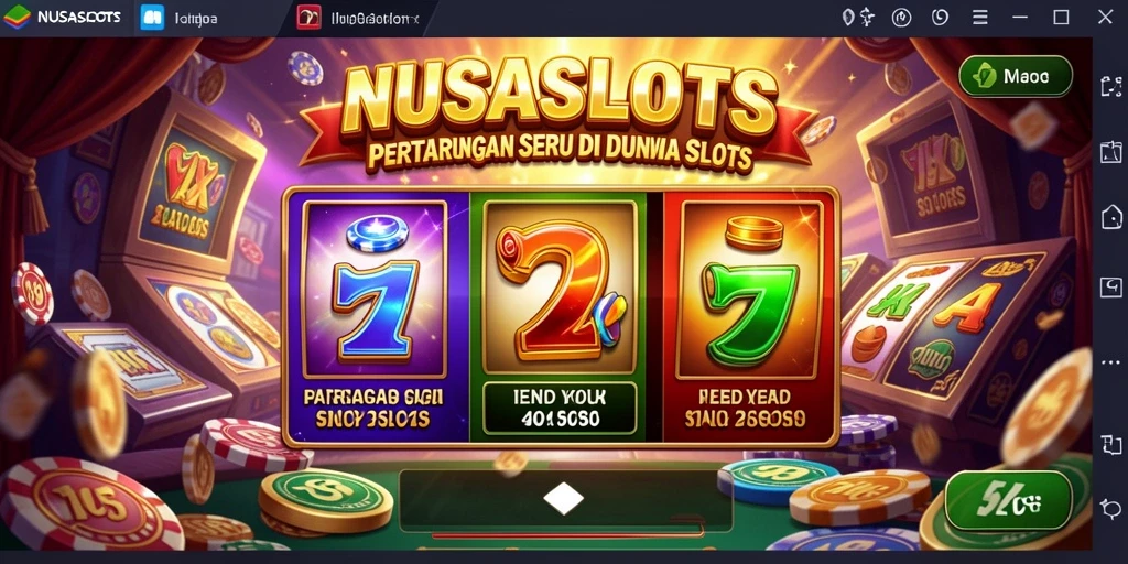 Tampilan heroik bertarung di NUSASLOTS dengan karakter keren.