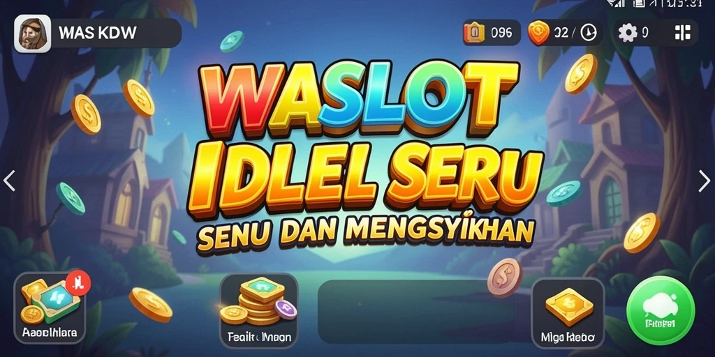 Screenshot gameplay WASLOT yang menggambarkan keseruan permainan Idle.
